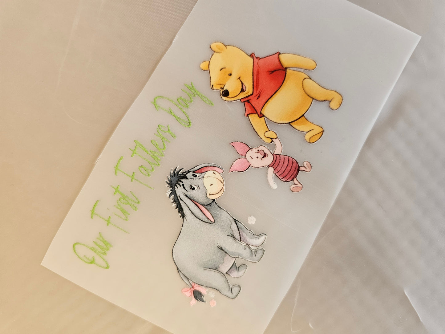 Pooh Our 1st Father's day dtf