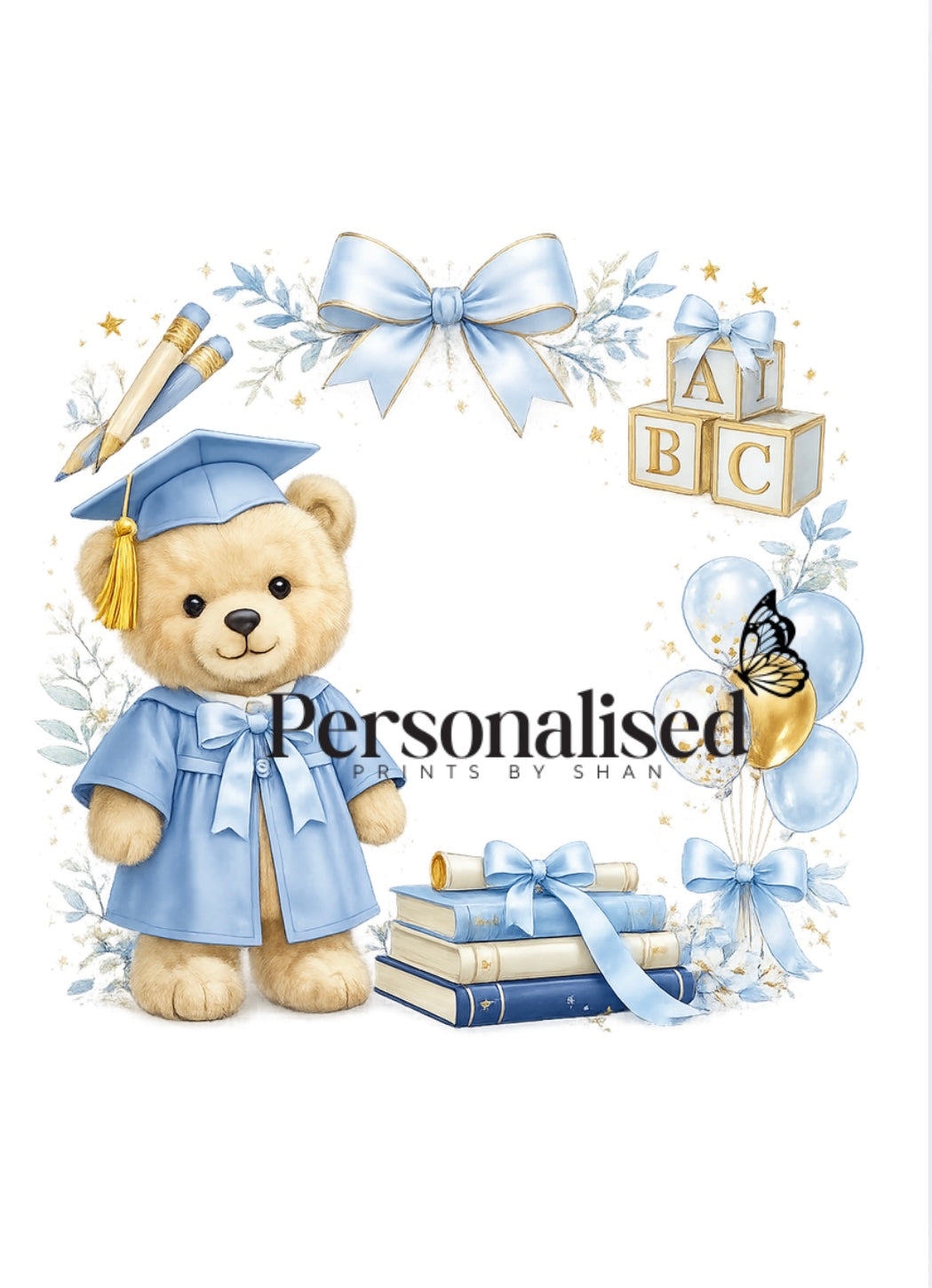 Graduation bear bundle, digital download