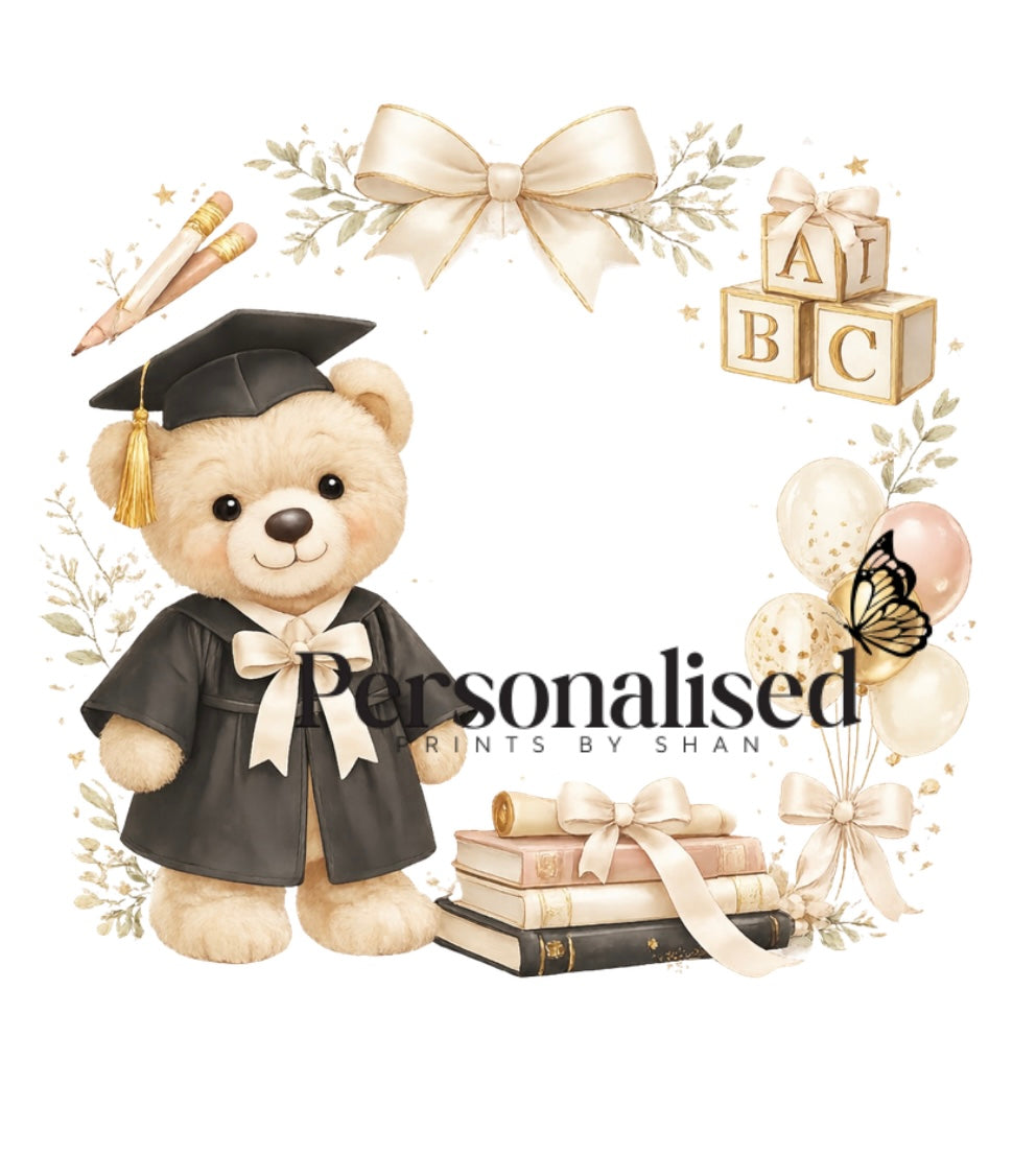 Graduation bear bundle, digital download