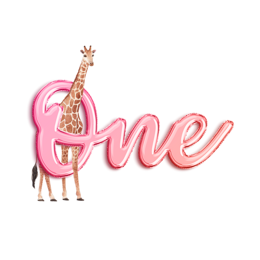 giraffe one pink png