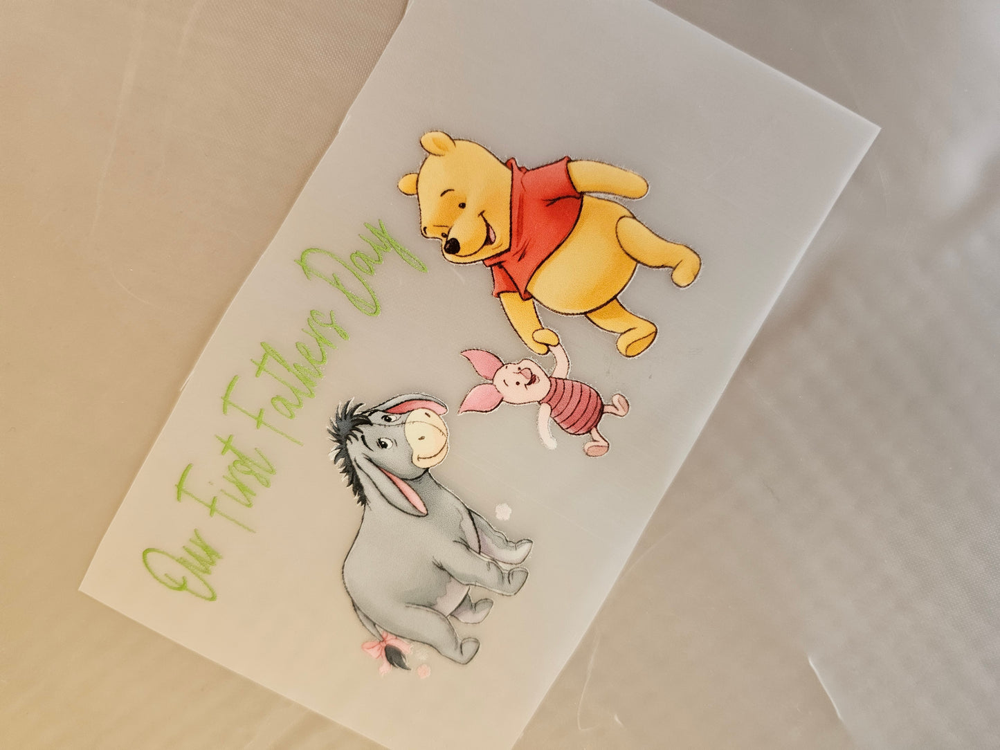 Pooh Our 1st Father's day dtf